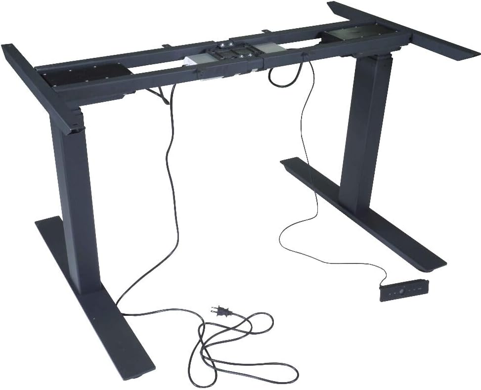 Titan Dual Motor Electric Adjustable Base Height Sit-Stand Standing Desk Frame 50