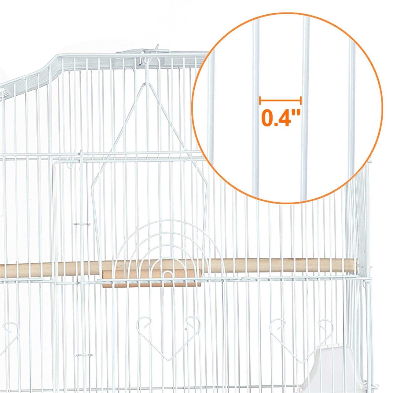 Topeakmart Open Top Metal Bird Cage - Pet Supplies online store