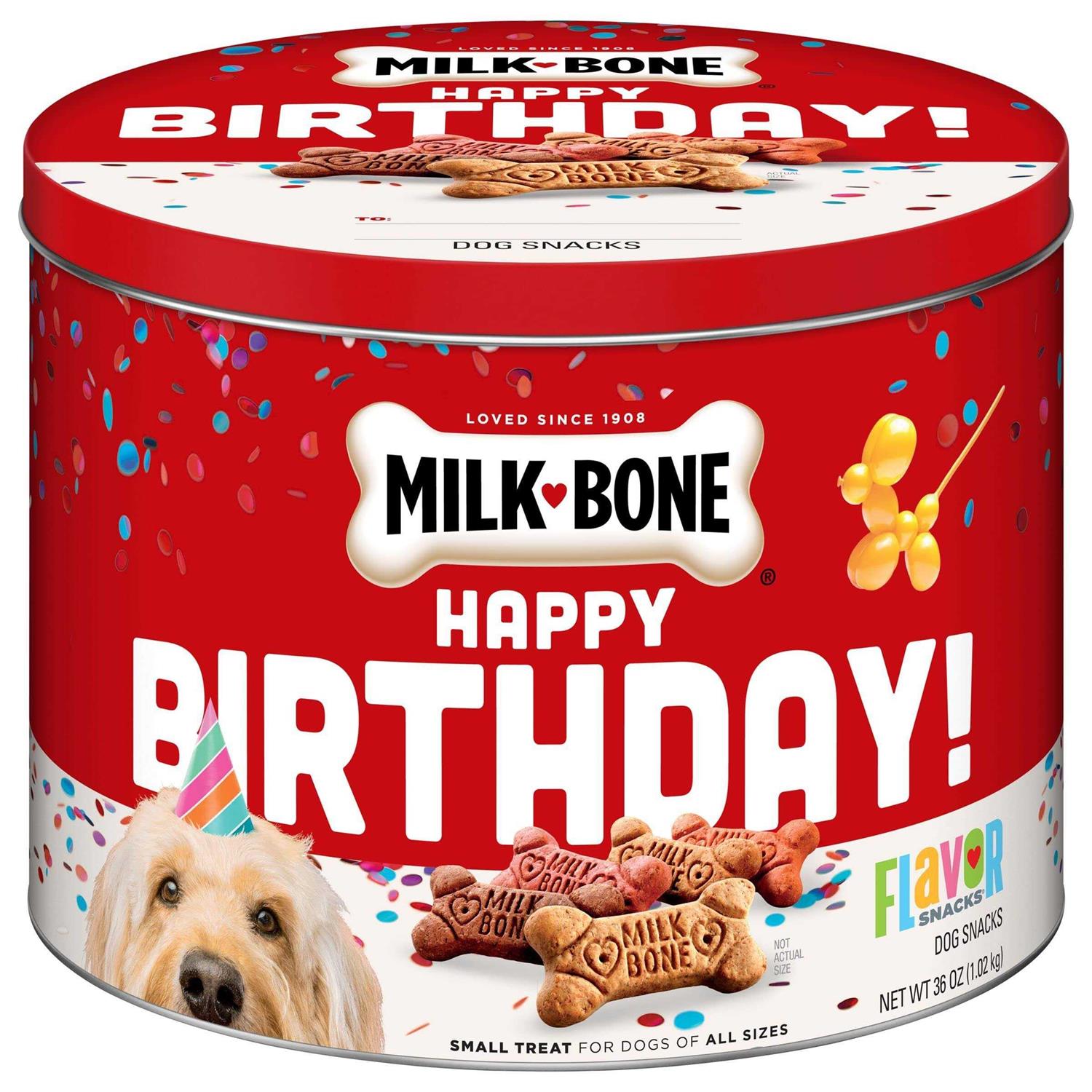 Milk-Bone Flavor Snacks Birthday Dog Treats - Pet Supplies online store
