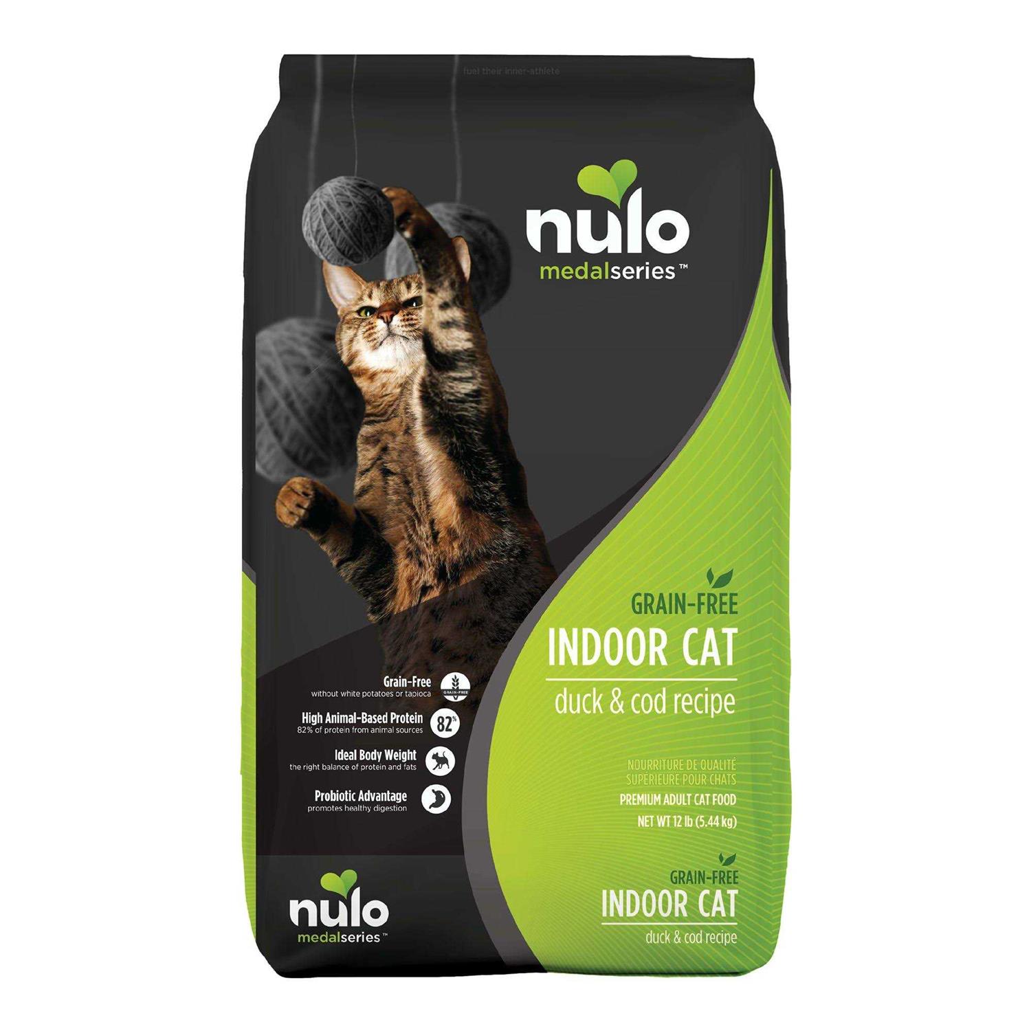 Nulo Grain Free Duck & Cod MedalSeries Adult Cat Dry Food - Pet Supplies online store