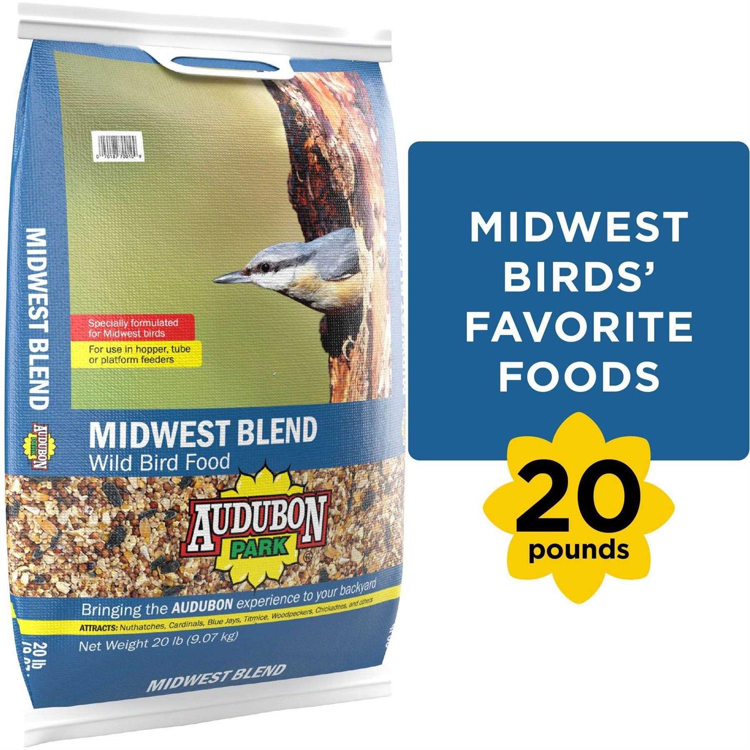 Audubon Park 12376 Midwest Blend Wild Bird Food - Pet Supplies online store