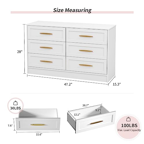 4 Drawer Dresser Set of 2, Black Chest of Drawers with Gold Handle & Wide Drawers,35.8