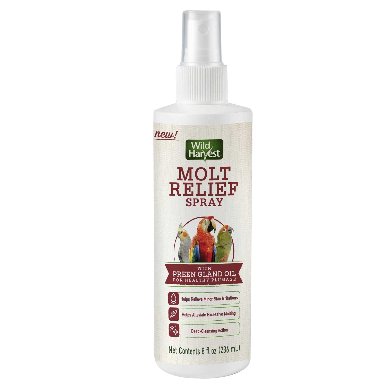 Wild Harvest Molt Relief Spray for All Birds - Pet Supplies online store