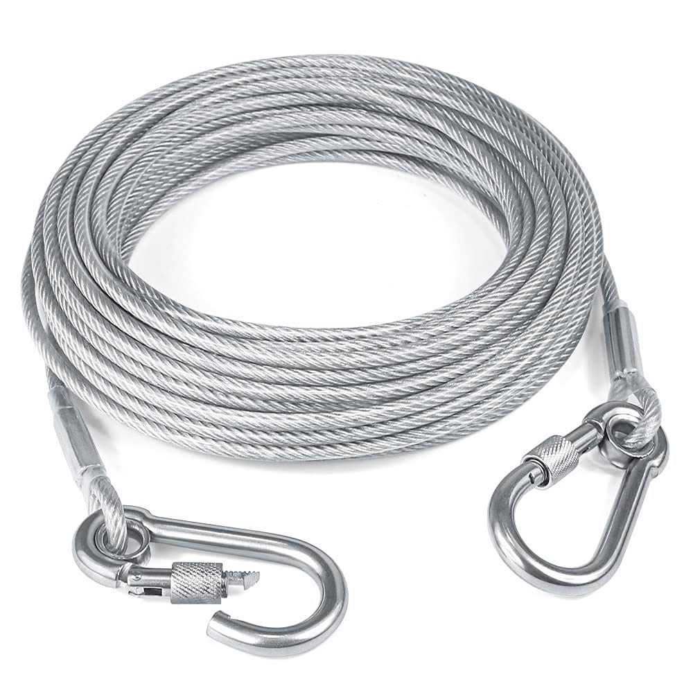 Tresbro Reflective Dog Tie Out Cable for Dogs Up to 250 Pounds - Pet Supplies online store