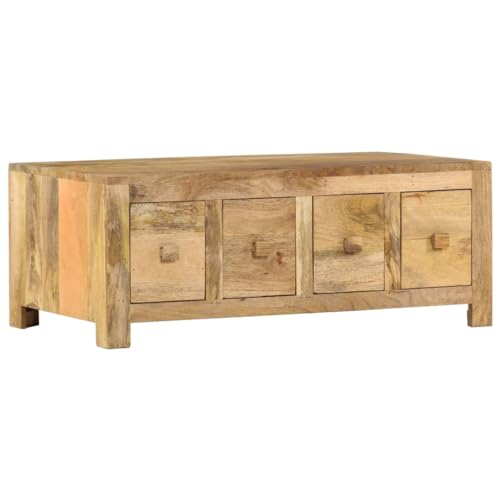 Coffee Table with 4 Drawers 35.4