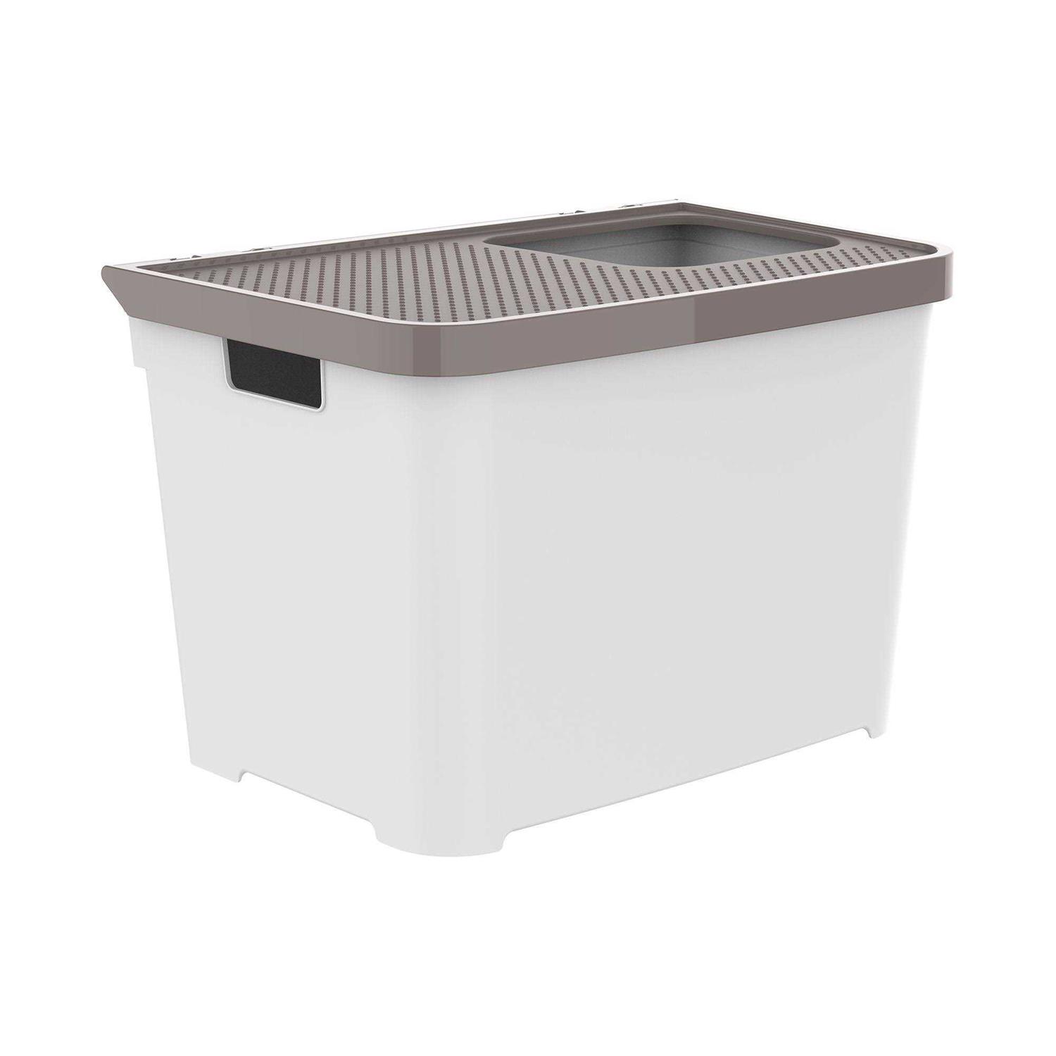 ExquisiCat Top Entry Litter Pan with Door - Pet Supplies online store