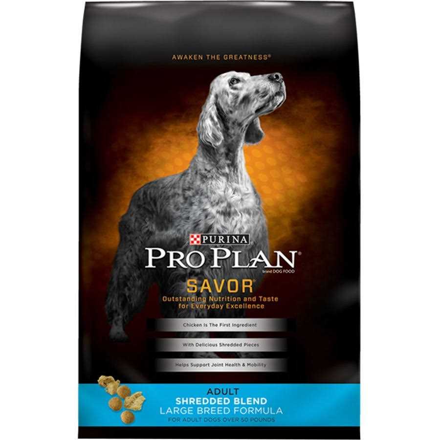 Purina Pro Plan Adult Shredded Blend Large Breed Formula Dry Dog Food - Pet Supplies online store