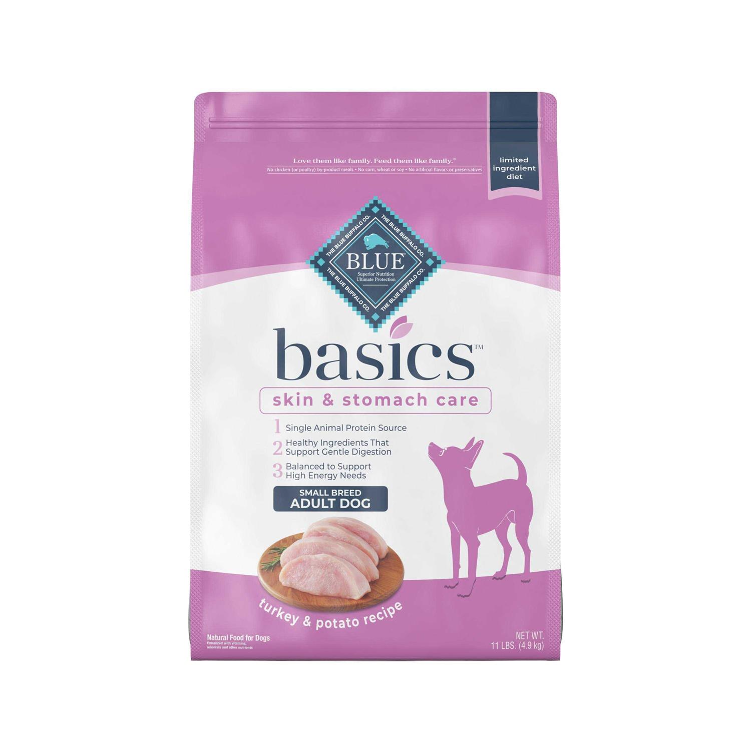 Blue Buffalo Basics Turkey & Potato Small Breed Dry Dog Food - Pet Supplies online store