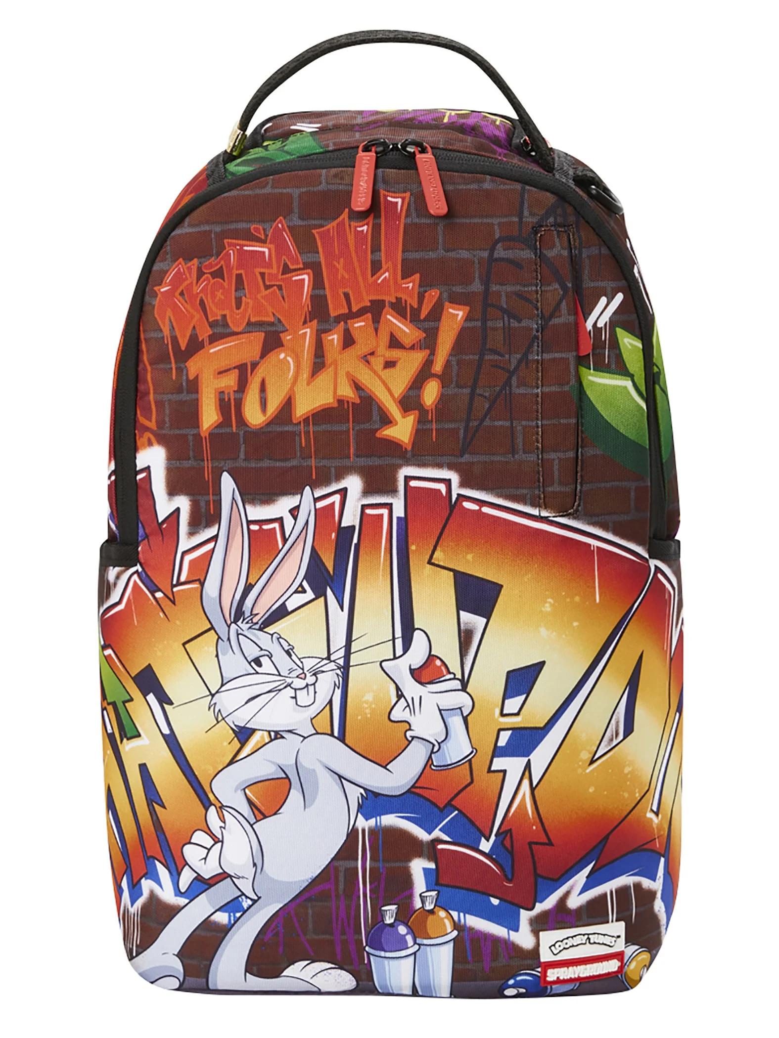 Sprayground Looney Toons Bugs Graffiti Backpack, Multicoloured