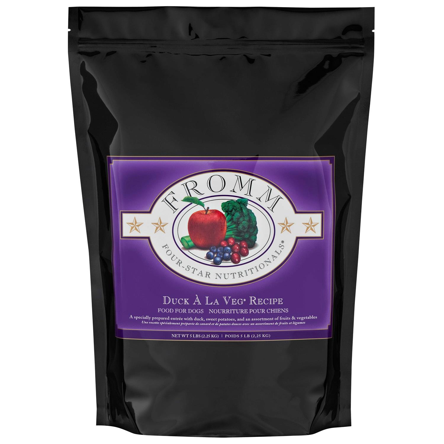 Fromm Four Star Duck A La Veg Dog Food - Pet Supplies online store