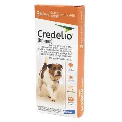 Credelio for Dogs 12.1-25 lbs 1 Count - Pet Supplies online store
