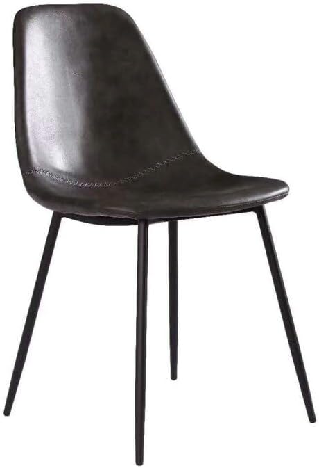 Overstock Deborah Upholstered Vintage Side Chair Set of 2 Black