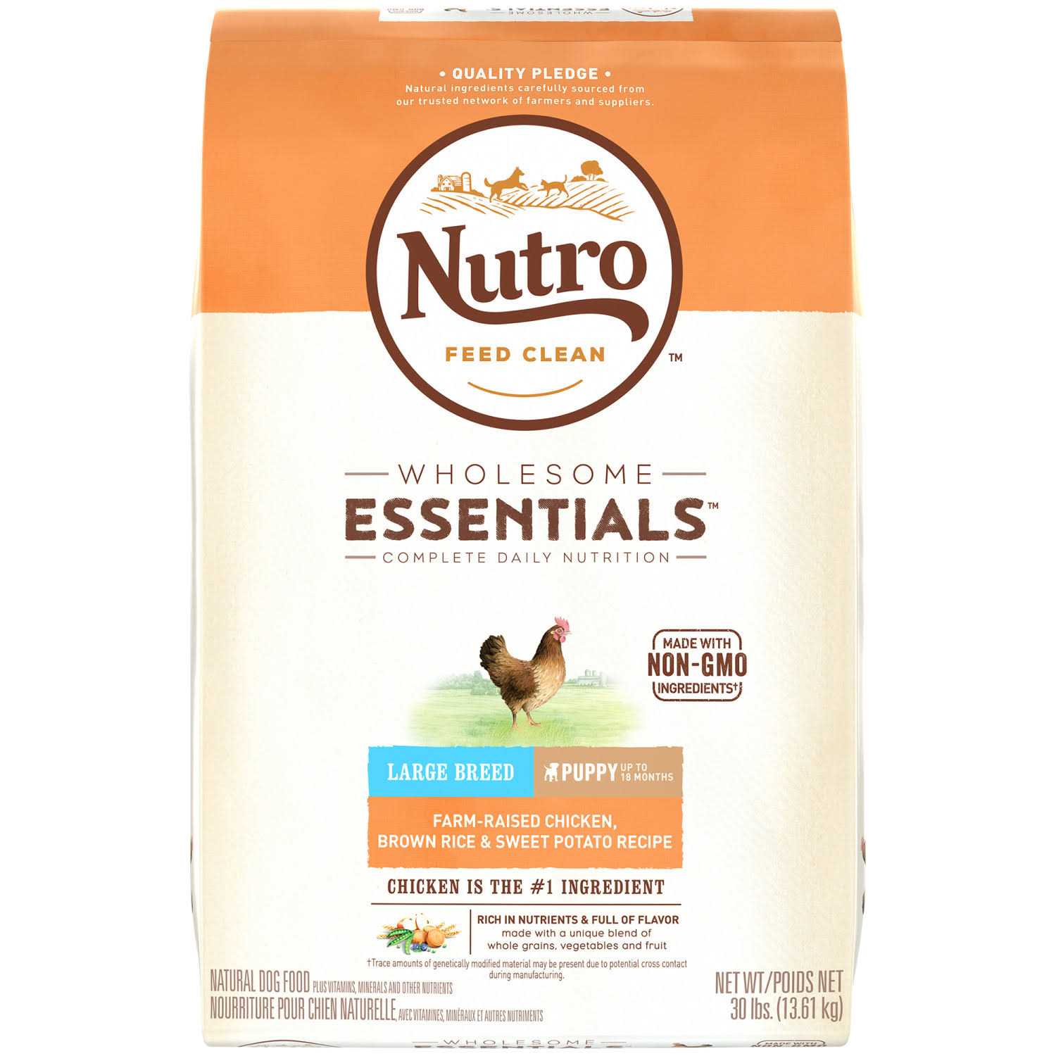 Nutro Natural Choice Chicken & Brown Rice Large Breed Puppy Dry Dog Food - Pet Supplies online store
