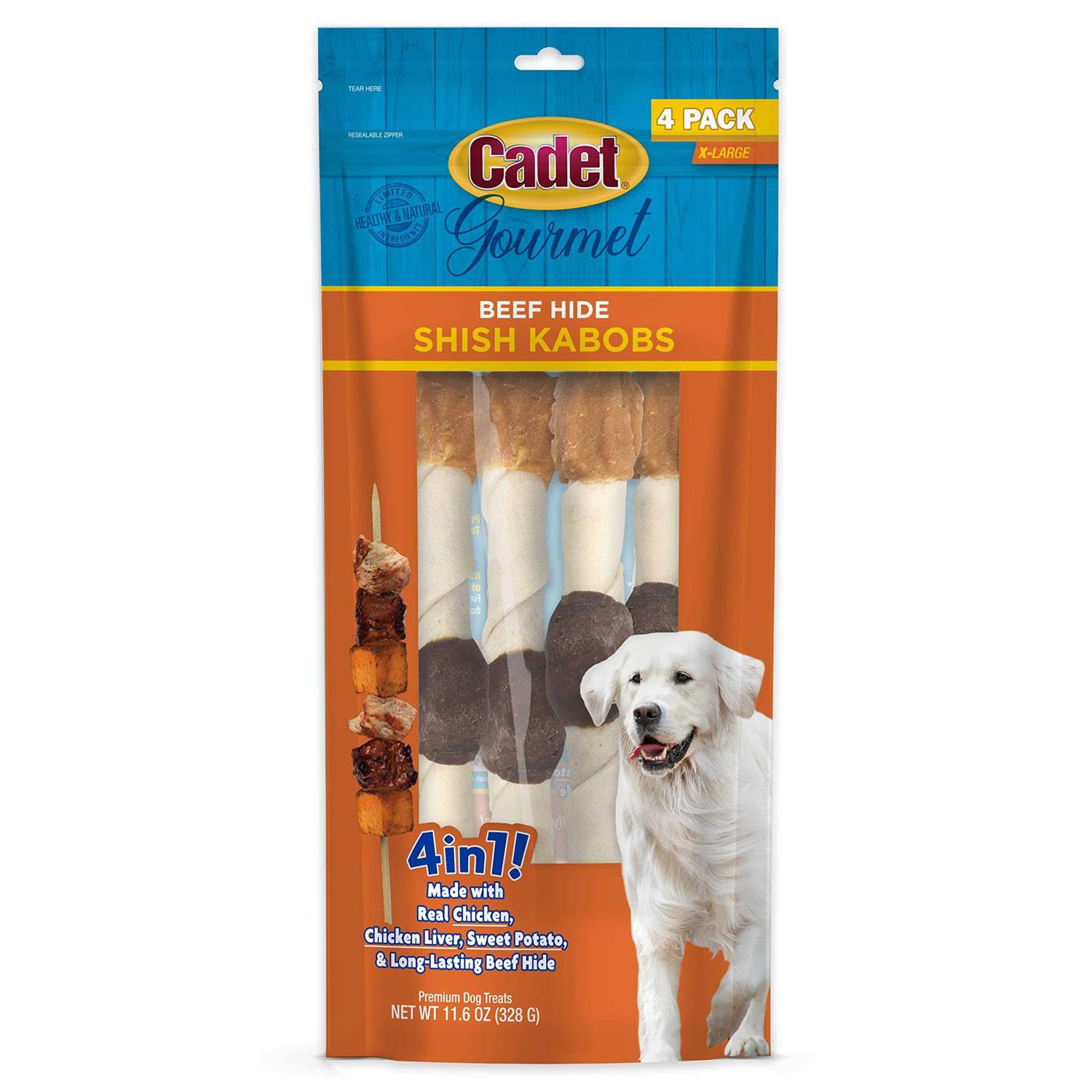 Cadet Shish Kabobs Rawhide Dog Treats - Pet Supplies online store