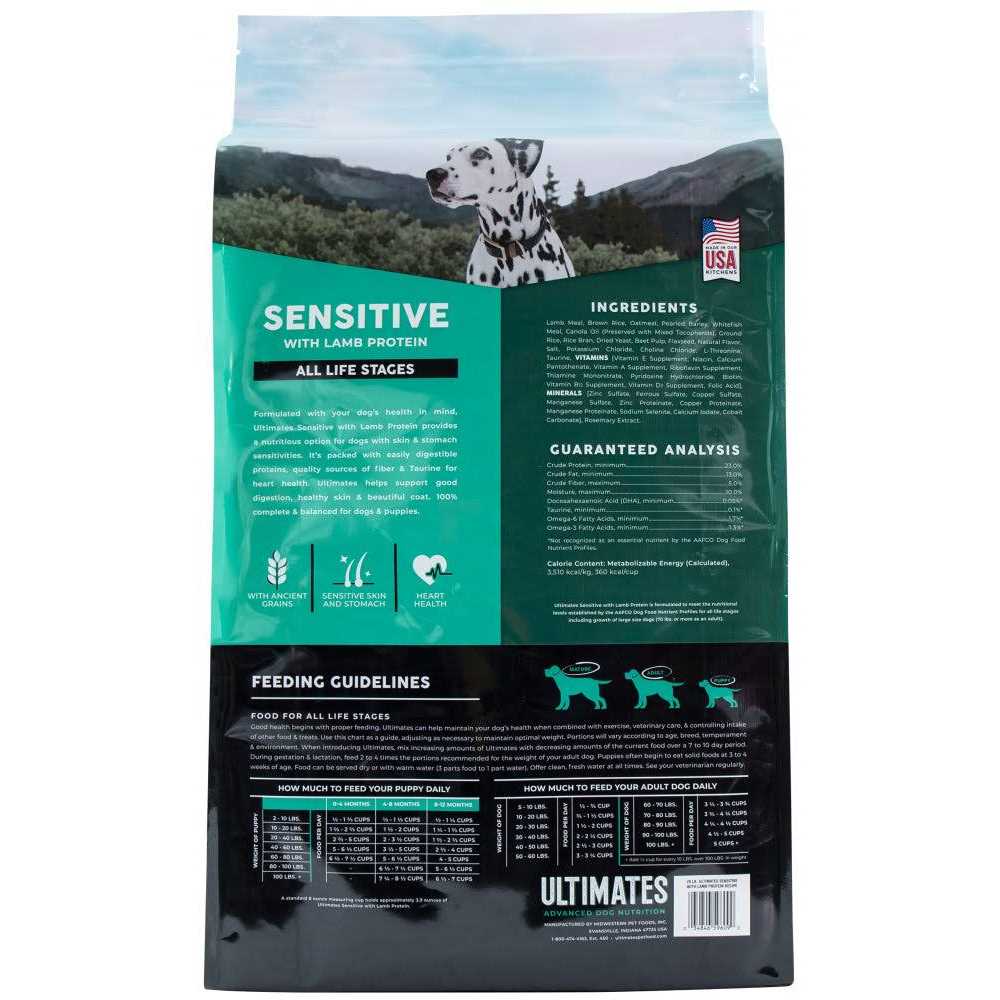 Ultimates Sensitive with Lamb Protein Dry Dog Food - Pet Supplies online store