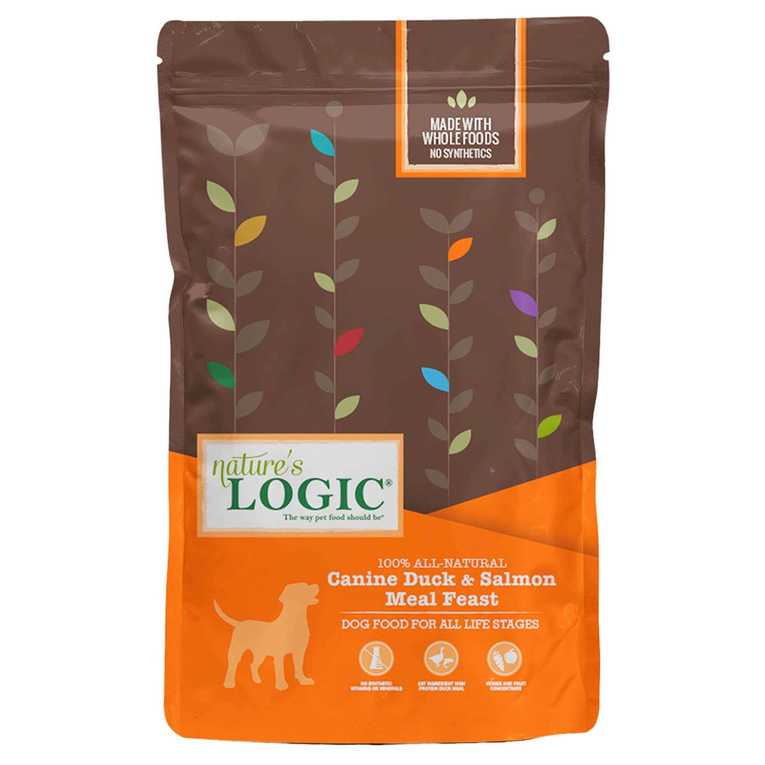 Nature's Logic Canine Duck & Salmon Meal Feast Dry Dog Food - Pet Supplies online store