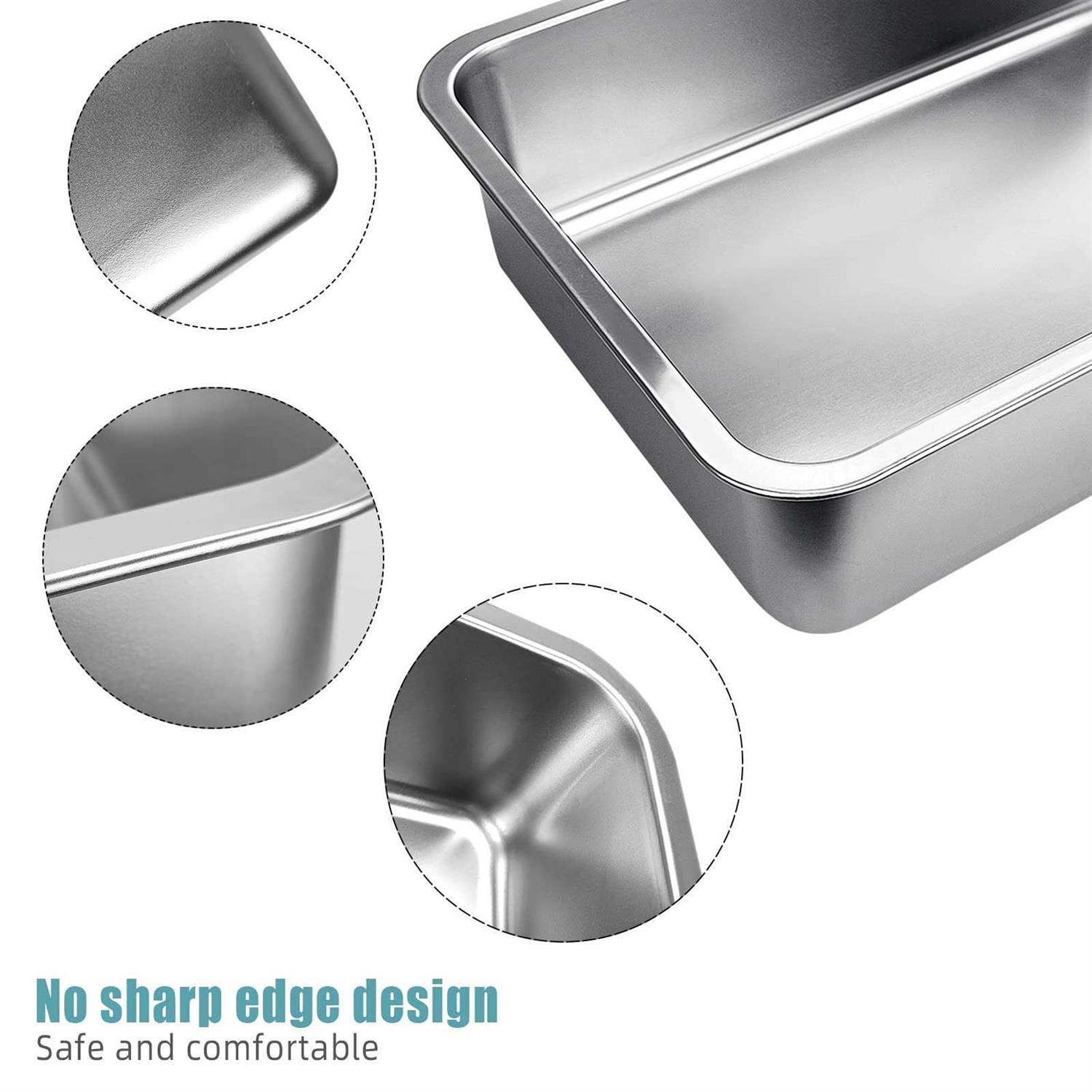 Stainless Steel Cats Litter Box 4 Height Litter Box for Small Animals - Pet Supplies online store