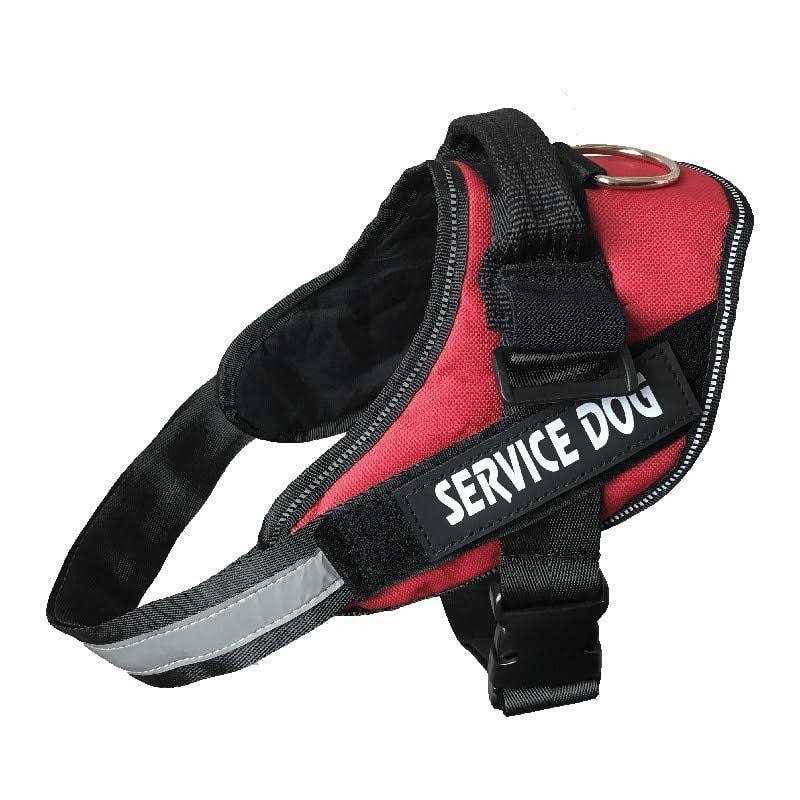 Industrial Puppy Service Dog Vest with Hook and Loop Straps and Detachable Backpacks Harnesses in 7 Sizes from XXS to XXL - Pet Supplies online store