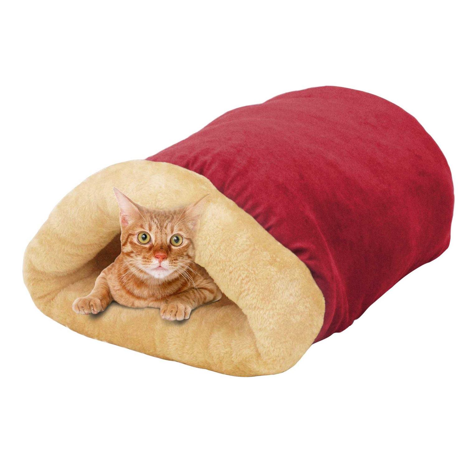 Goopaws 4 in 1 Self Warming Burrow Cat Bed - Pet Supplies online store