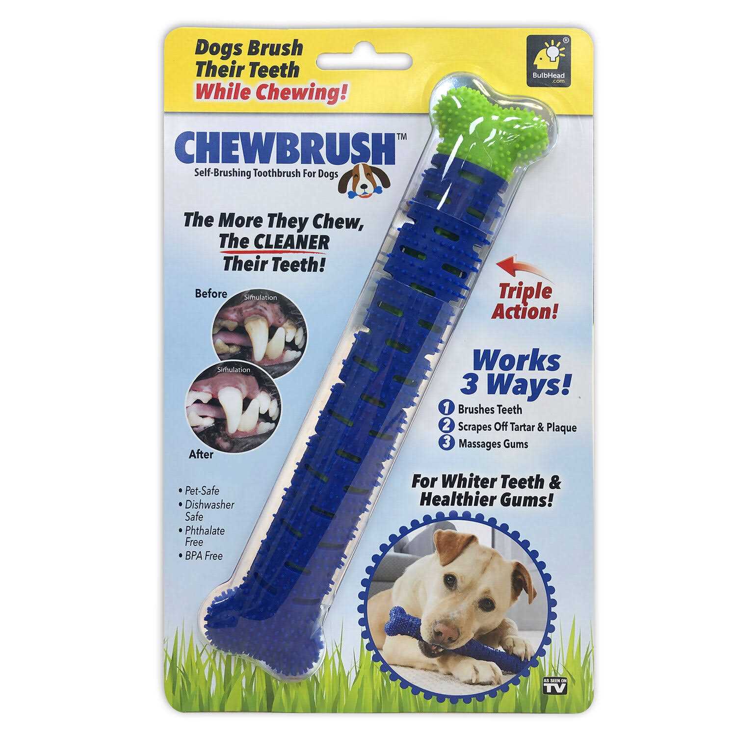 Chewbrush Self-Brushing Toothbrush - Pet Supplies online store