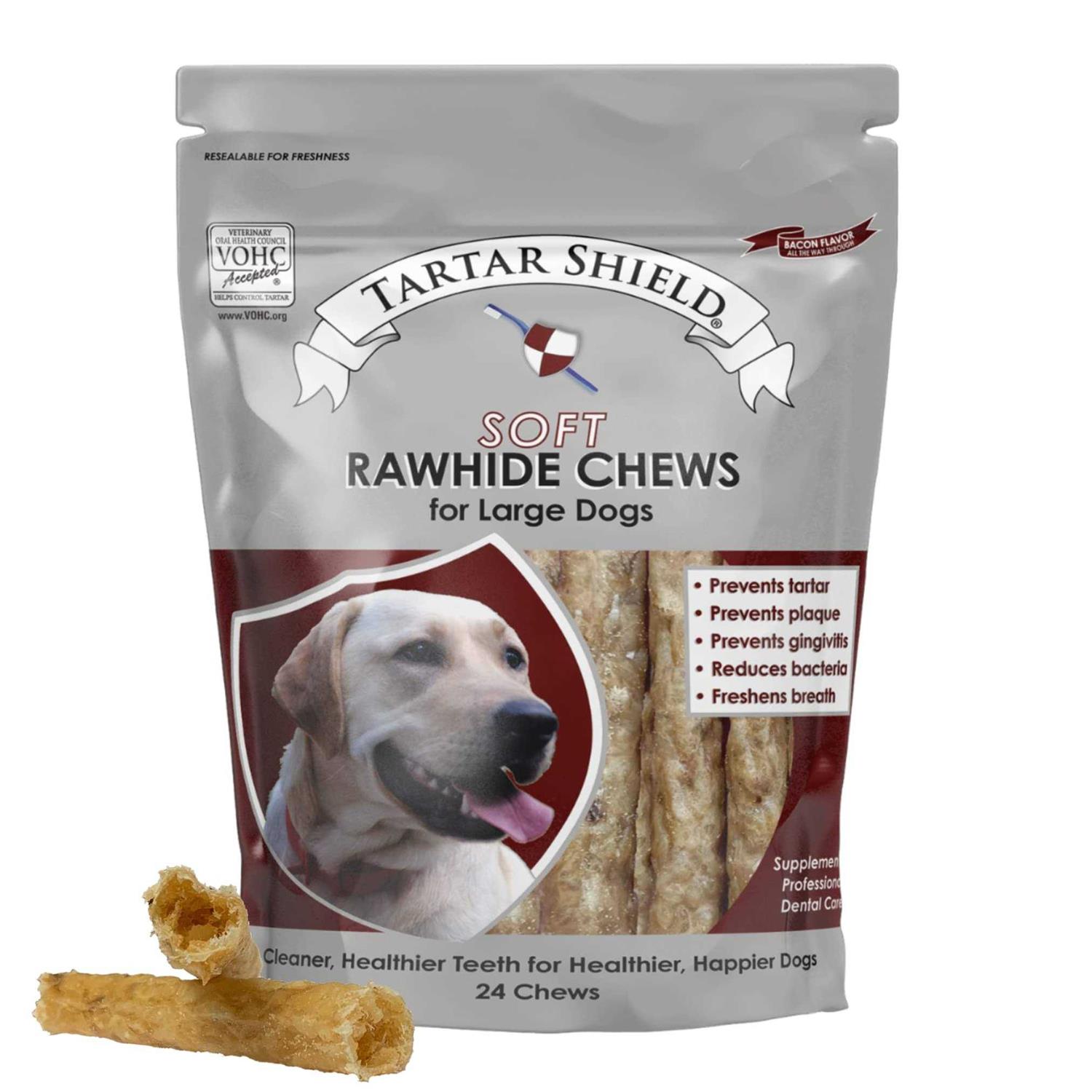 Tartar Shield Soft Rawhide Chews Dogs - Pet Supplies online store