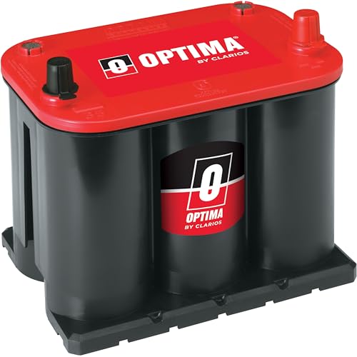 OPTIMA Batteries High Performance 35 RedTop Sealed AGM Car, Truck and SUV Starting Battery, 720 CCA, SAE Terminal, Maintenance Free, Versitile Mounting