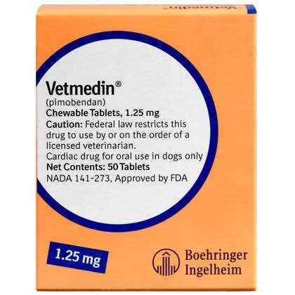 Vetmedin Chewable Tablets 1.25mg - Pet Supplies online store