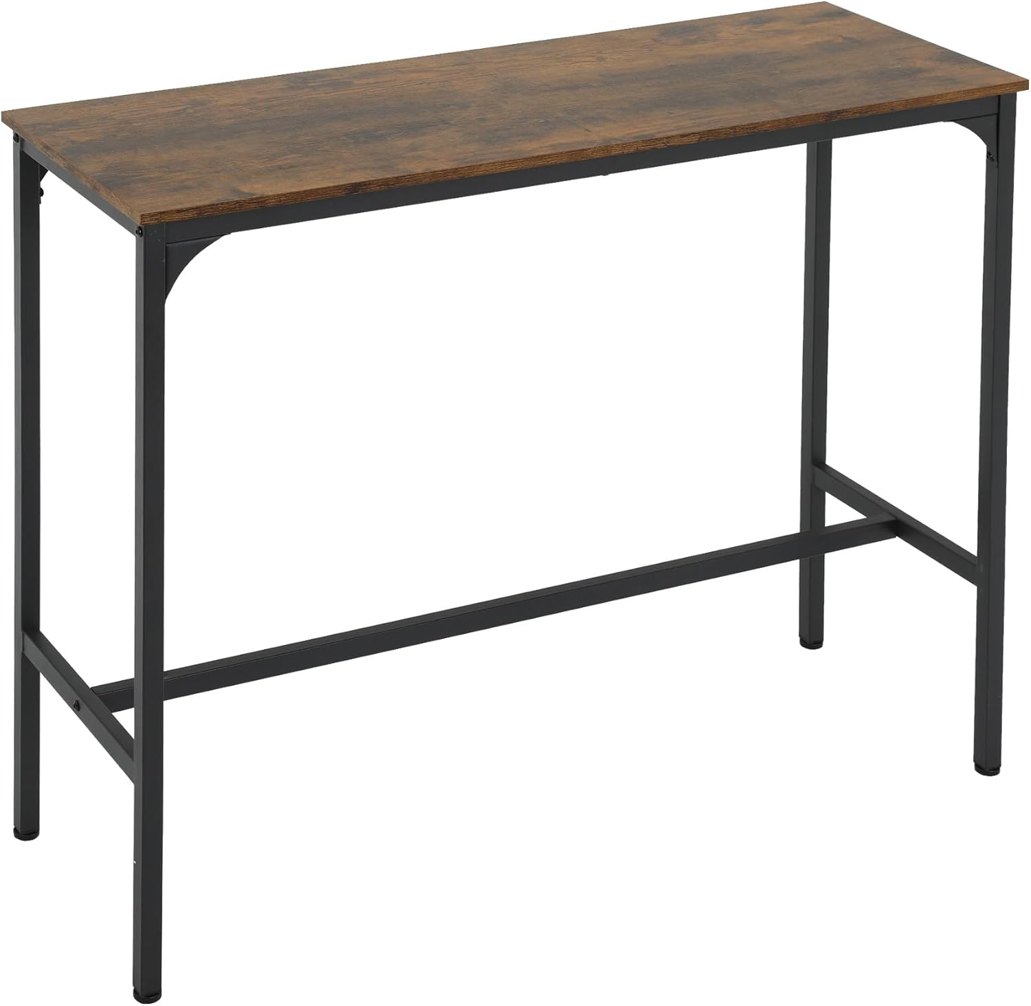 PayLessHere Bar Table Hallway Table 47 Inch Pub Table Bar Height Table with Sturdy Metal Frame for Dining Room Living Room Kitchen Indoor Narrow Bar Table Sofa Table Console Table
