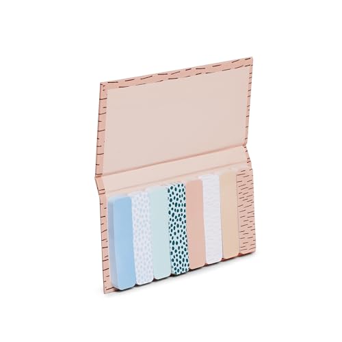 Poppin Sticky Tabs - Set of 400 Book Tabs for Notebooks, 8 Coordinating Colors, 2