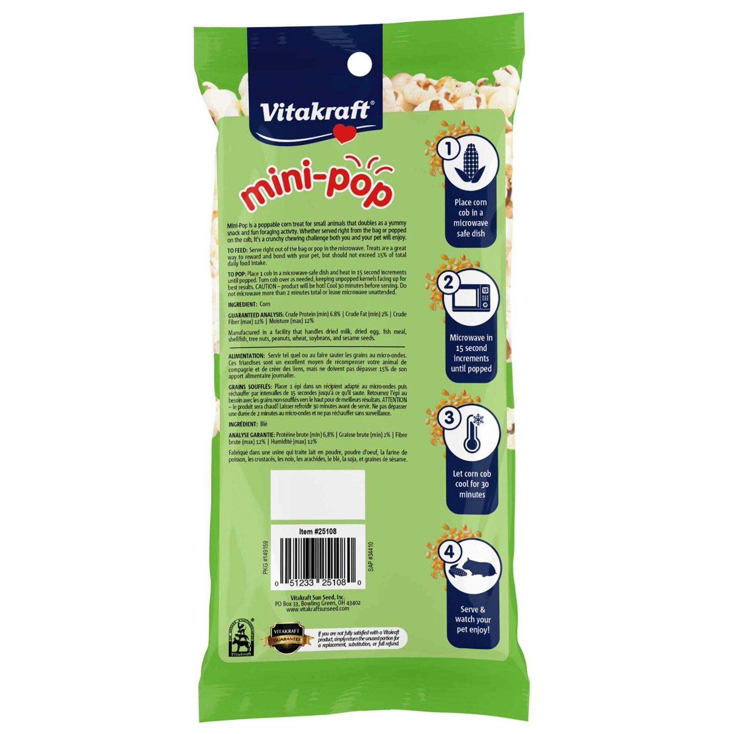 Vitakraft Mini Pop Small Animal Treat - Pet Supplies online store