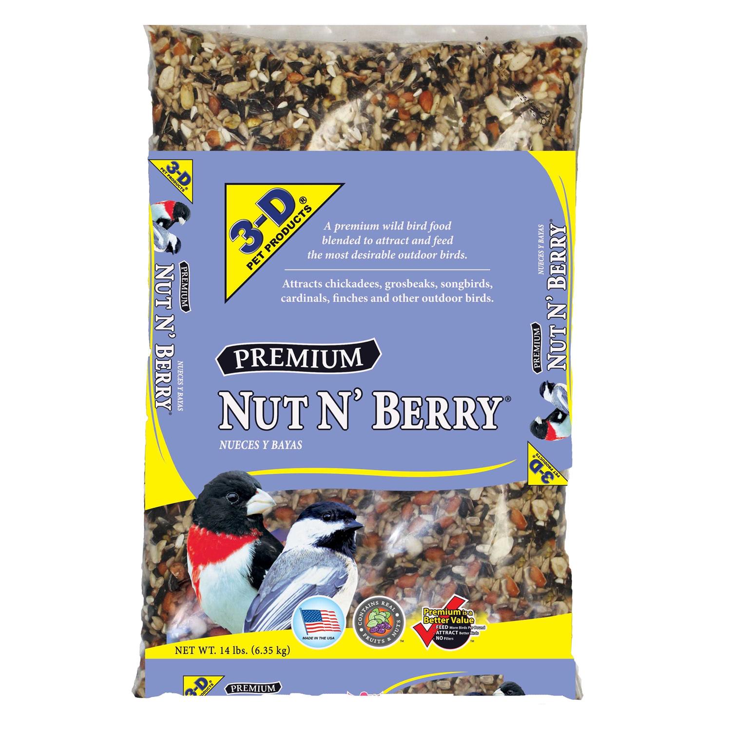 3-d Pet Products Nut & Berry Bird - Pet Supplies online store