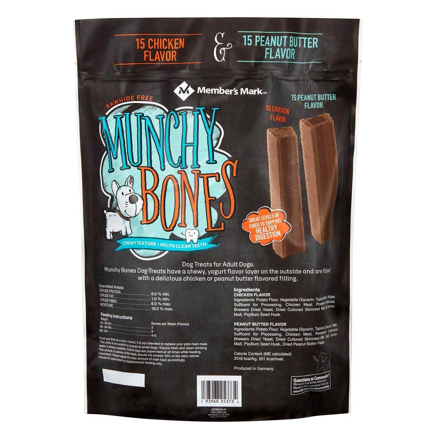Member's Mark Munchy Bones Dog Treats for Adult Dogs - Pet Supplies online store