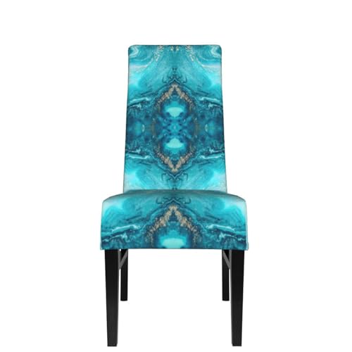 NEZIH Stylish Learning Alphabets with Dinosaurs Print Protection Cover for Dining Chairs Homes, Offices, Restaurants, Hotels Party Decor