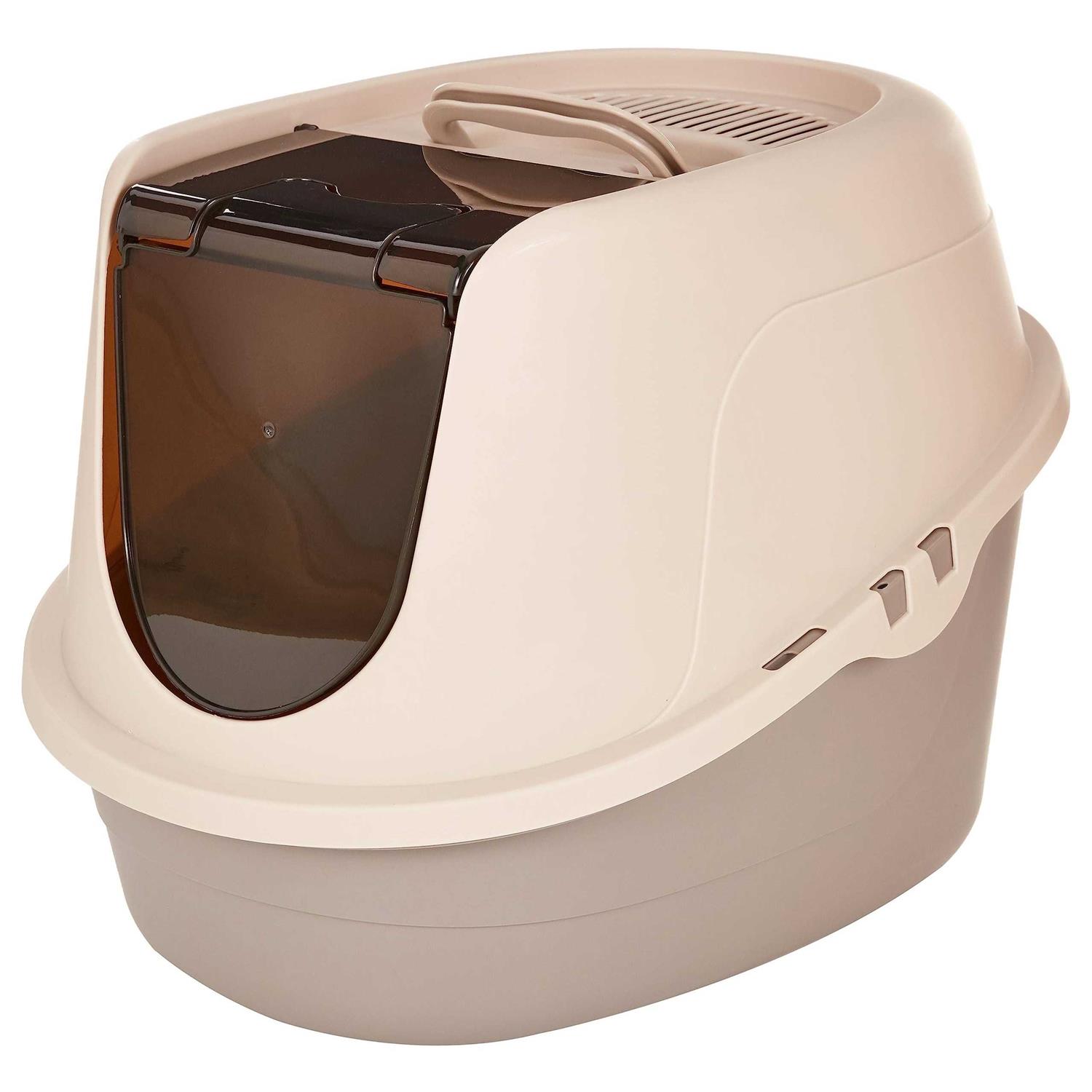 Amazon Basics No-Mess Hooded Cat Litter Box - Pet Supplies online store