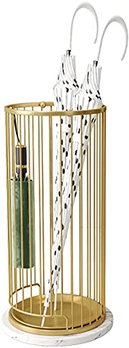 Umbrella Stand,Umbrella Stand at Home Entrance Corridor with Solid Marble Base,Can Store Long and Short Umbrellas/Orange (Orange)