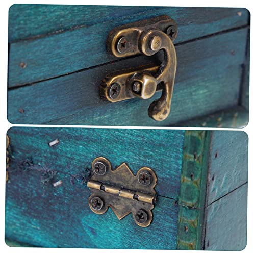 BESTOYARD 3pcs Box jewelry box locking storage trunk Storage Box wooden box bracelet jewelry necklace key necklace glove box props storage box box antique organizer vanity jewelry case