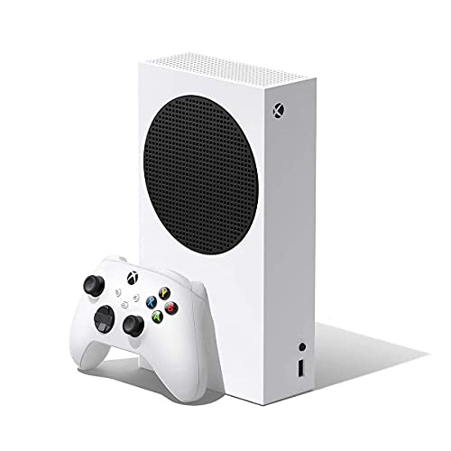 Microsoft Xbox Series S 512GB SSD All-Digital Console (Disc-Free Gaming) I with One Wireless Controller I DTS Audio I HDR (High Dynamic Range) I 1440p Gaming Resolution White (Renewed)