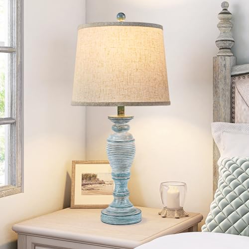 Ceramic Table Lamps Set of 2 with Touch Control, 28
