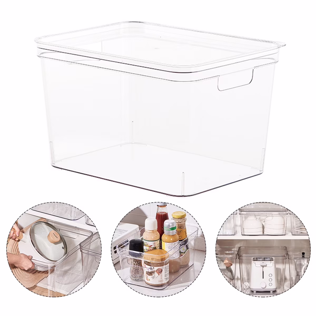 Cubes Crates Storage Box Scratch-resistant Storage Container 36X27X14CM