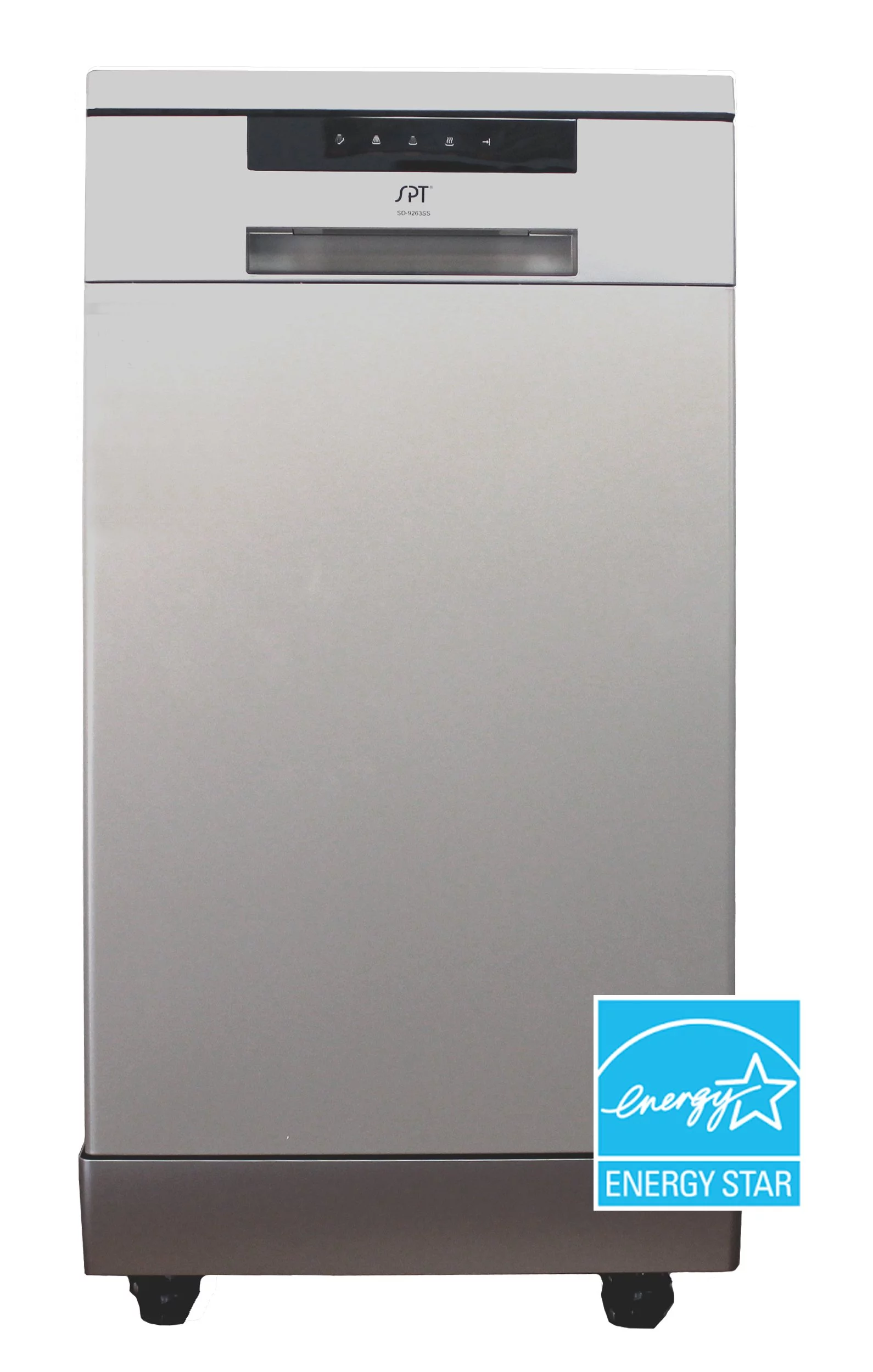 Sunpentown  18 in. Portable Dishwasher with Energy Star, Stainless