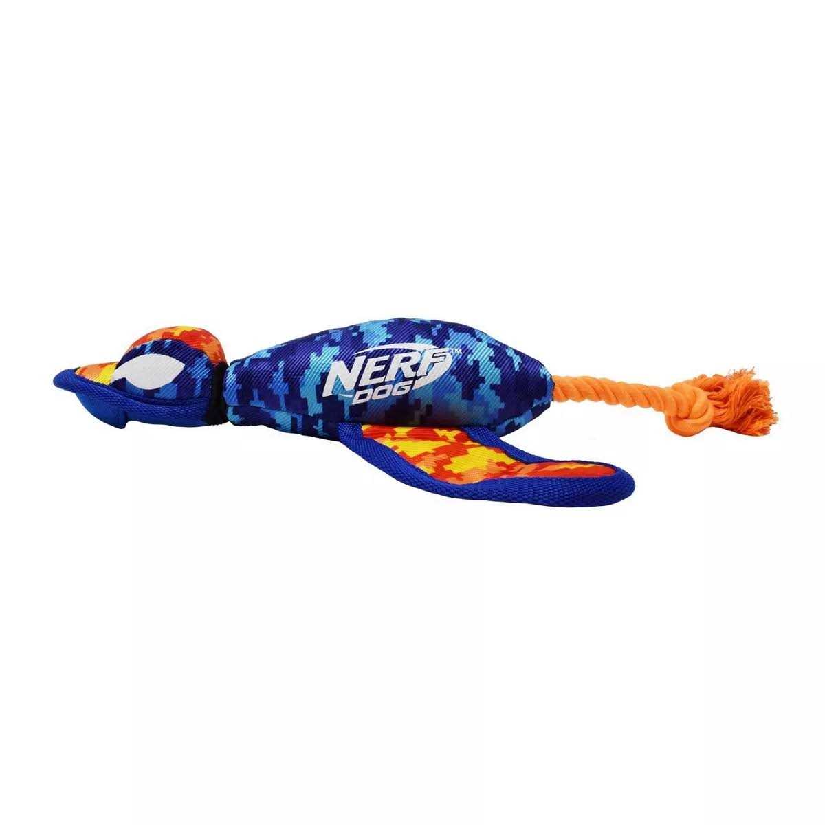 Nerf Nylon Digital Camo Crinkle Wing Launching Duck Dog Toy - Pet Supplies online store