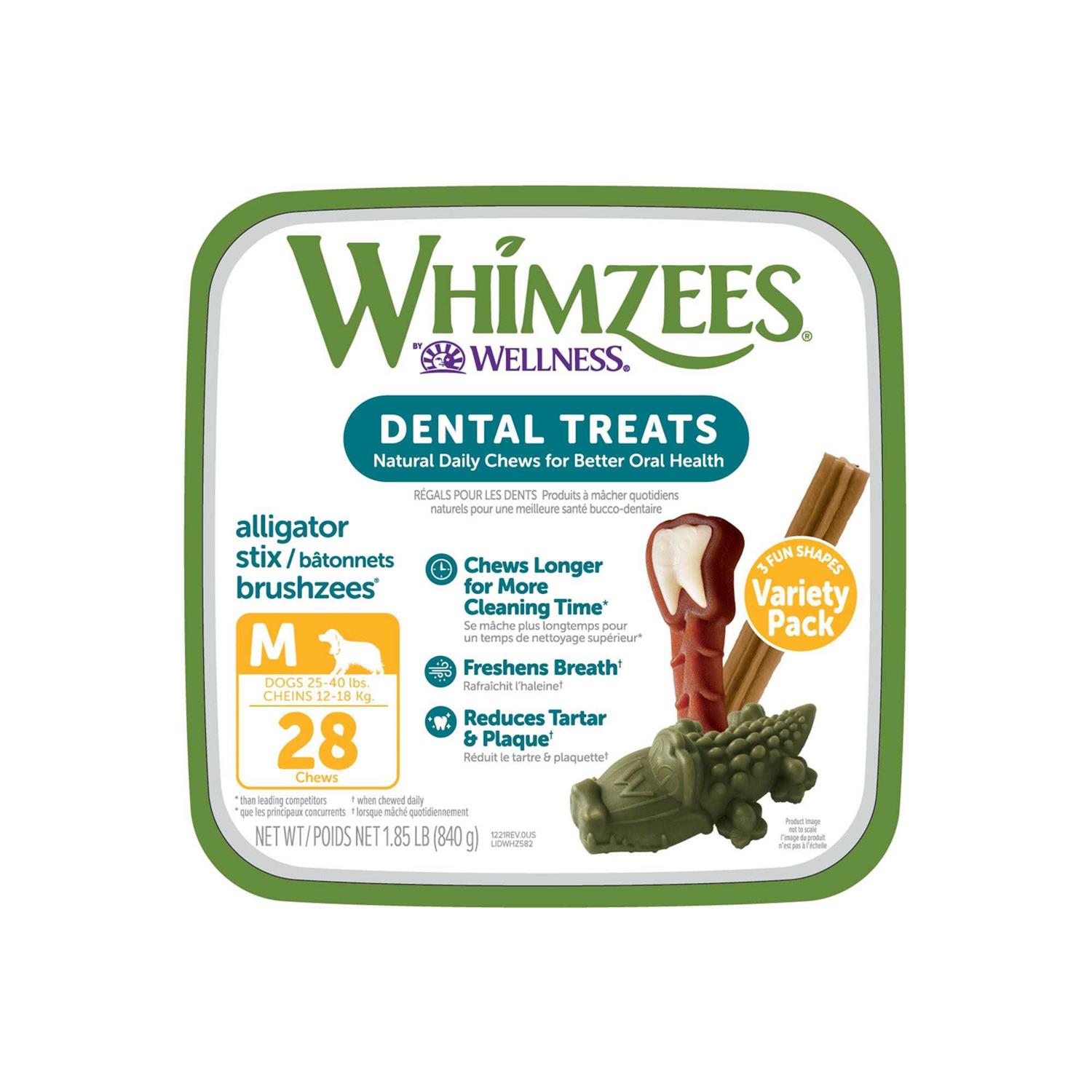 Whimzees Variety Pack Dental Dog Treats - Pet Supplies online store