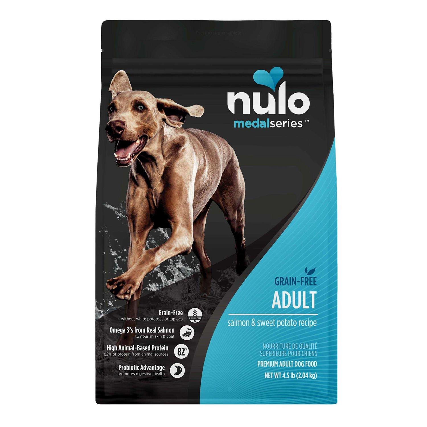 Nulo MedalSeries Adult Grain Free Salmon & Sweet Potato Dry Dog Food - Pet Supplies online store