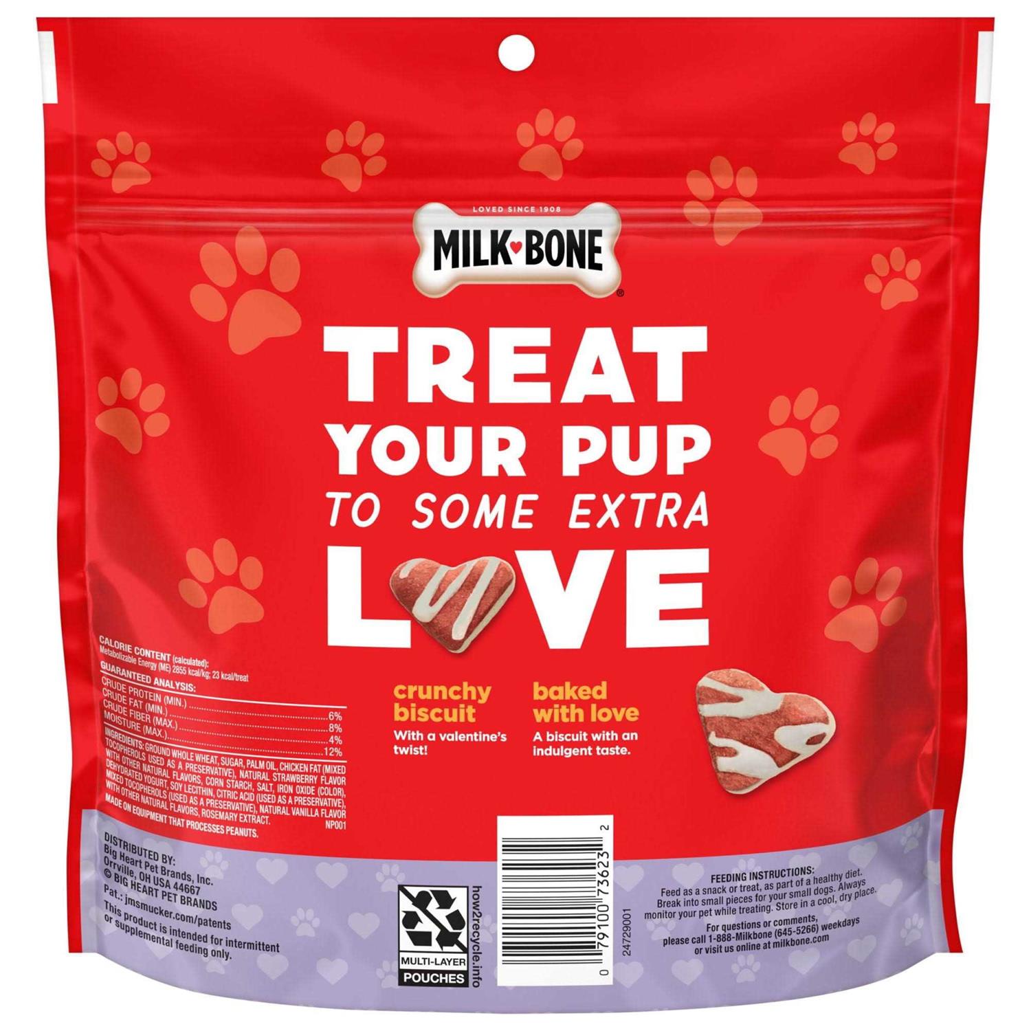 Milk-bone Pawberries & Crme Strawberry Flavored Dog Biscuits - Pet Supplies online store