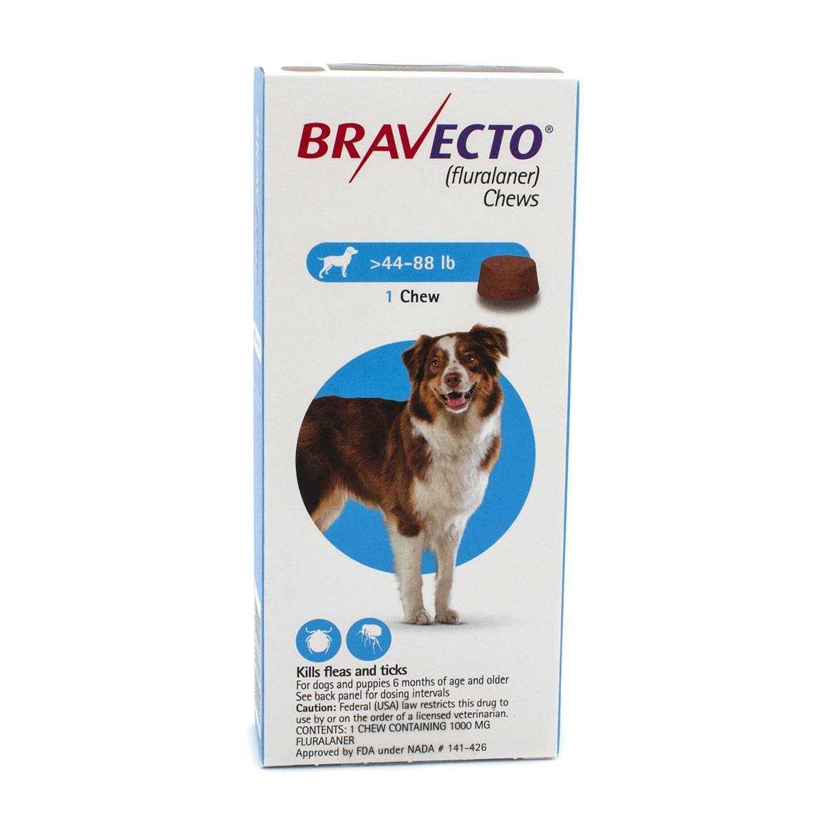 Bravecto Chews 1000mg - Pet Supplies online store