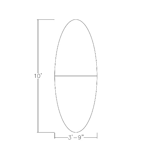 8 Person Conference Table with Metal T Bases | Modular Oval Meeting Table | Harmony Series | 10Ft | Asian Night