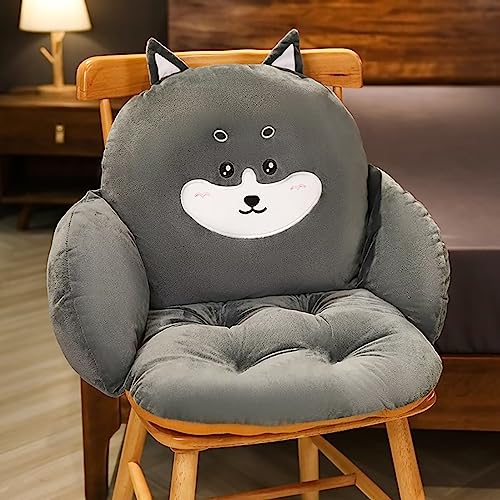 Chair Seat Cushion Dinosaur Shape Chair Plush Cushion Comfort Sofa Floor Pillow Bed Cushion for Chair Couch Bed Office Soft Back Support, 20x16X14in