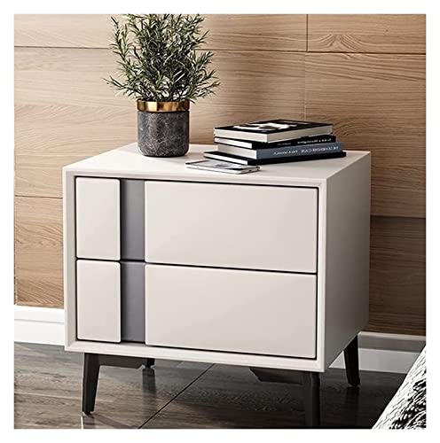 Bedside Table Solid Wood Night Stand Bedside Table Bedroom Minimalist Bedside Cabinet Living Room Nightstand Side Table(B)
