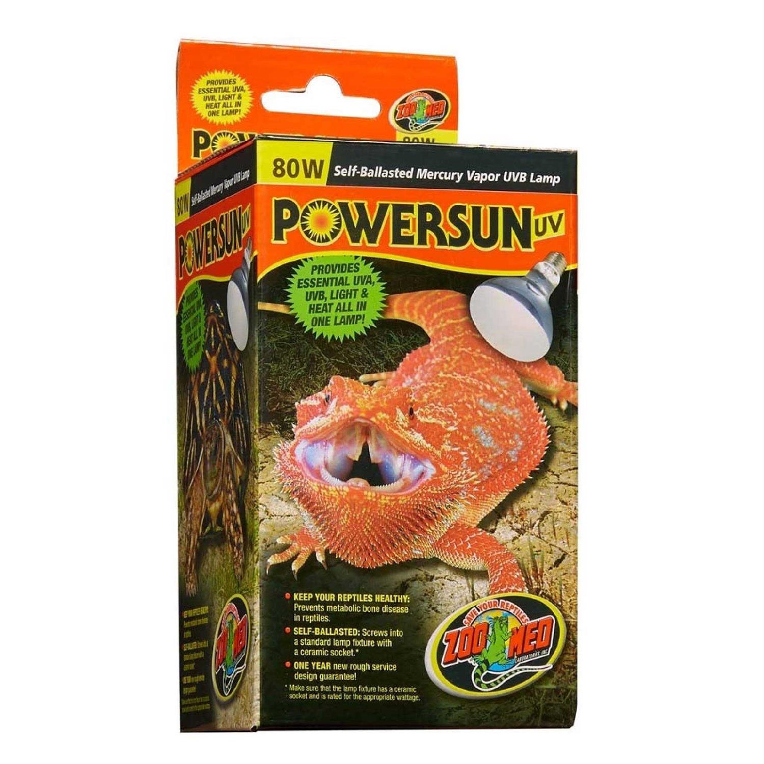 Zoo Med PowerSun UV Mercury Vapor UVB Lamp - Pet Supplies online store