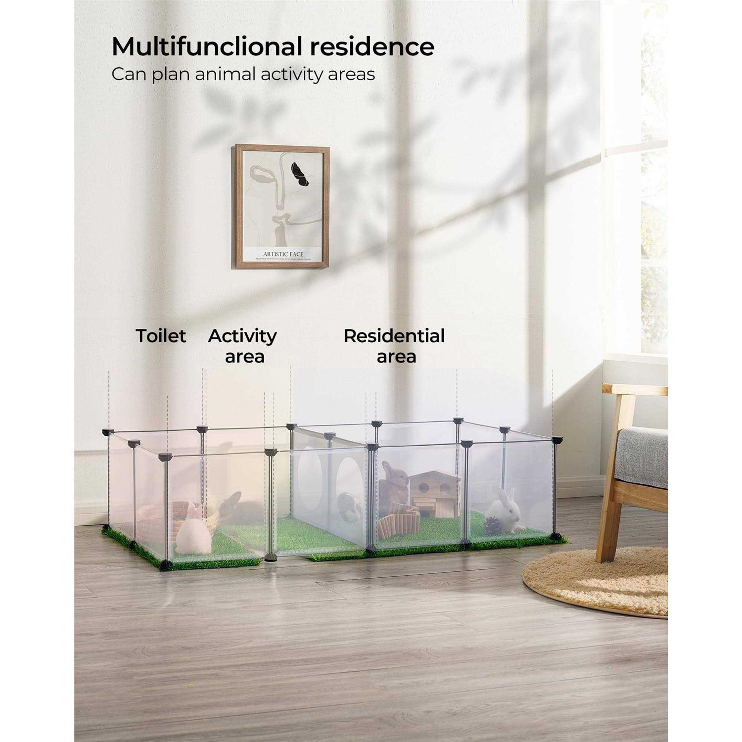 DINMO Pet Playpen Small Animal Playpen Indoor Exercise Fence - Pet Supplies online store